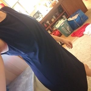 NWT Jessica Simpson Navy Blue Peep Hope Dress